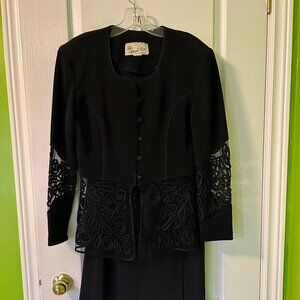 Women Two piece Black set